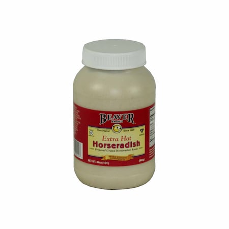 Beaver Beaver Extra Hot Horseradish 1 qt., PK6 122-6